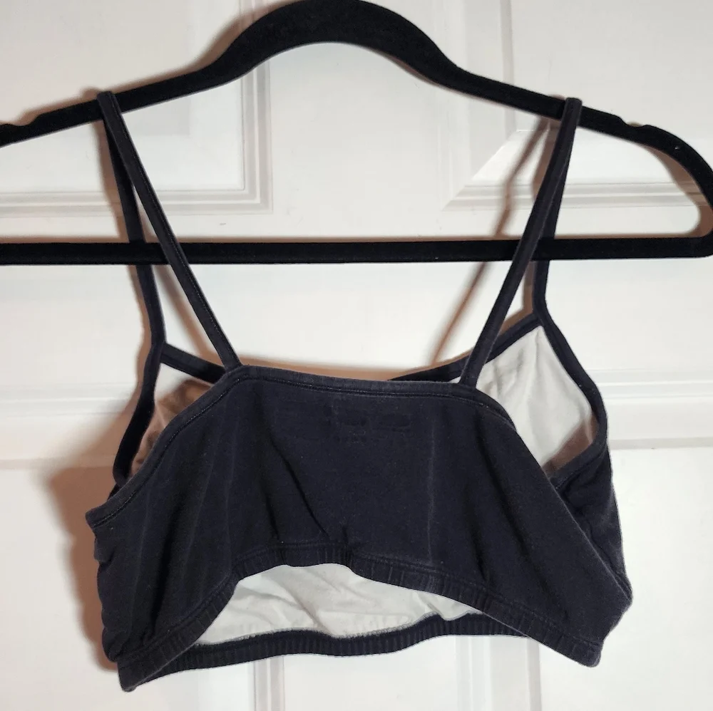 Fruit Of The Loom Black Bralette Unpadded Size 38